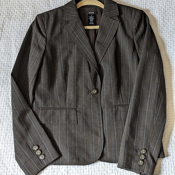 Womens Alfani Brown Blazer Jacket in Sz 10 - Picture 1 of 7